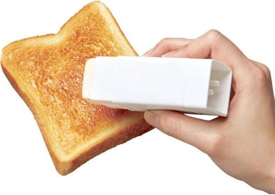 Butter Spreader Dispenser,Butter Stick Holder Spreader Rotating Butter Dish Dispenser with Lid,Butter Evenly On Pancakes, Waffles, Bagels